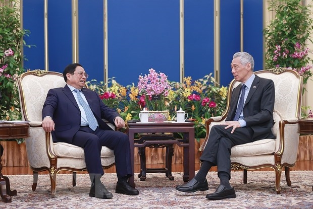 Les visites du Premier ministre à Singapour et à Brunei renforcent la confiance politique stratégique - Ảnh 1. Les visites du Premier ministre à Singapour et à Brunei renforcent la confiance politique stratégique - Ảnh 1.